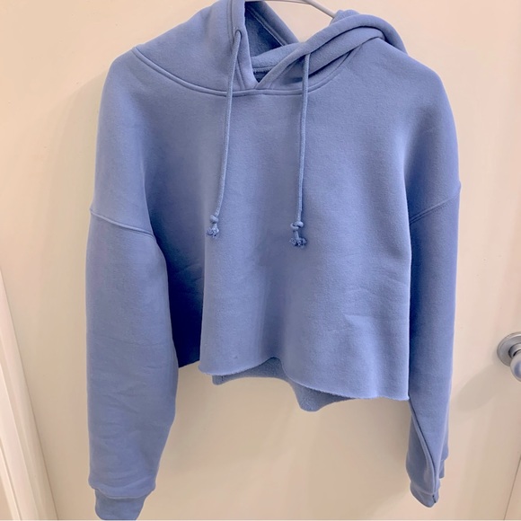 Oversized Soft Cropped Hoodie - Picture 2 of 3